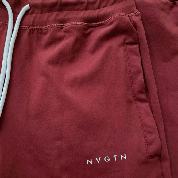 Women's NVGTN Jogger Pants Red Size M - Picture 6 of 9